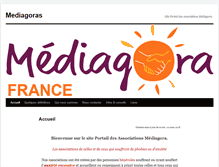 Tablet Screenshot of mediagoras.fr